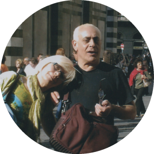 Antonio Cogliano con la moglie